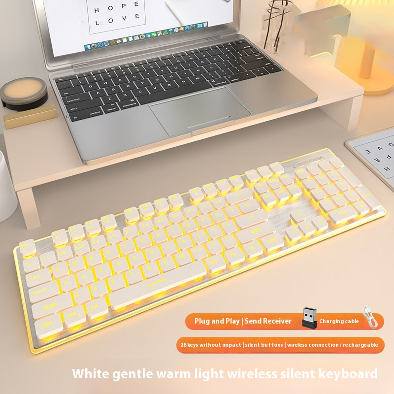 Quiet Wireless Bluetooth Keyboard