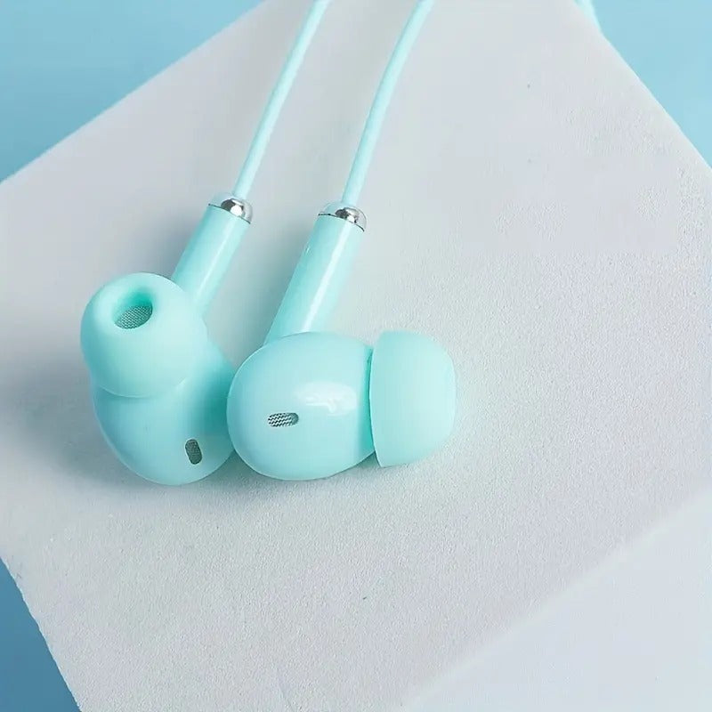 Macaron Wired Microphone Earbuds