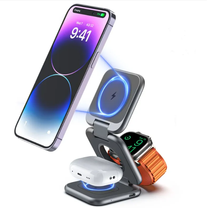3-in-1 Magnetic Wireless Charger