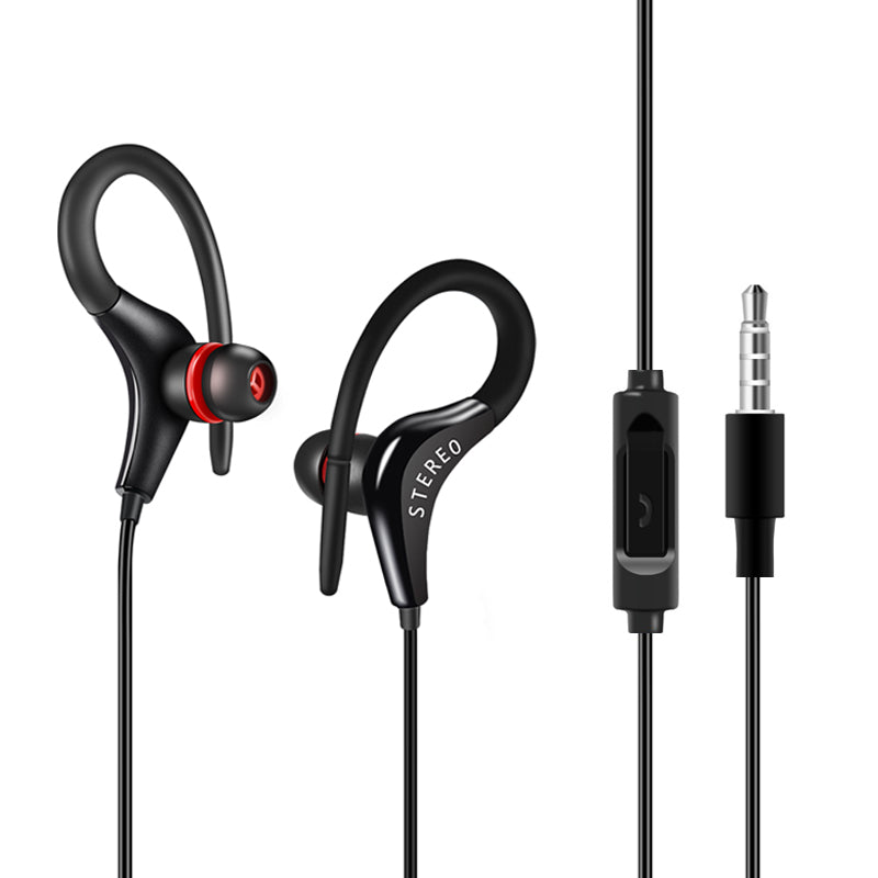 Wired Sports Microphone Earphones