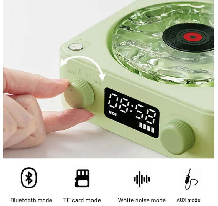 Retro Bluetooth Turntable Speaker