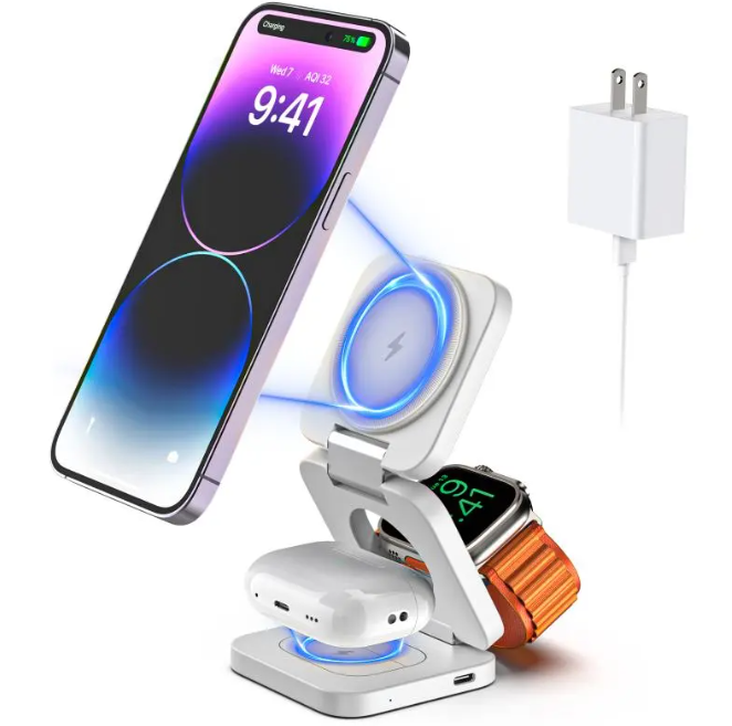 3-in-1 Magnetic Wireless Charger