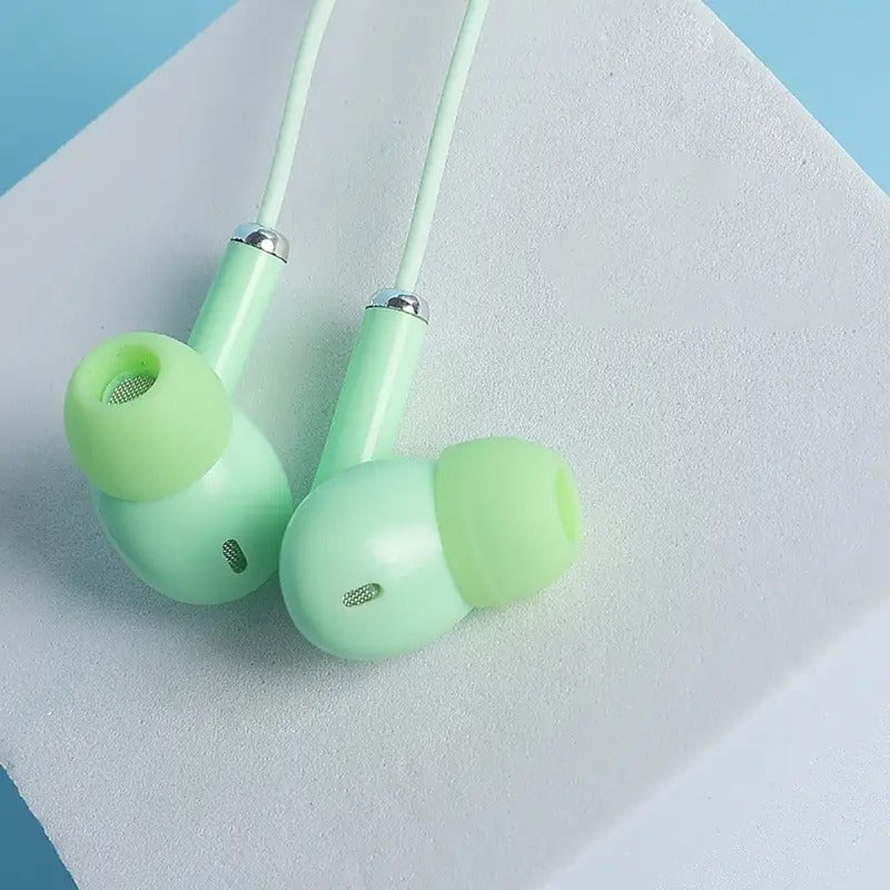 Macaron Wired Microphone Earbuds