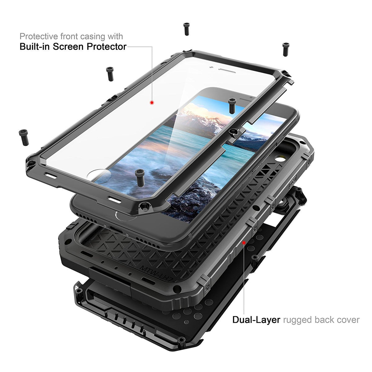 iPhone Protective Metal Case