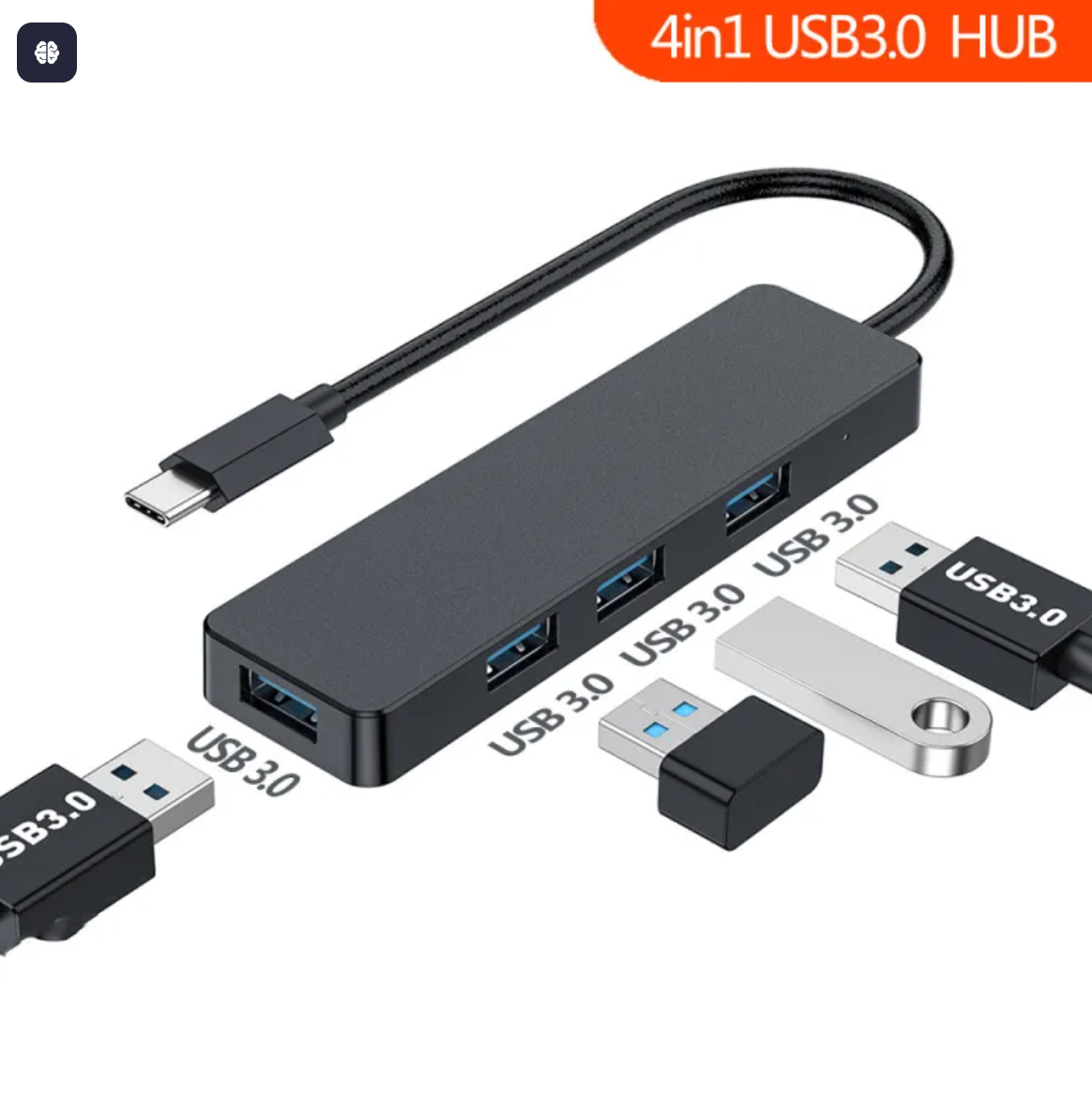 4-in-1 Type-C HUB Expansion Adapter